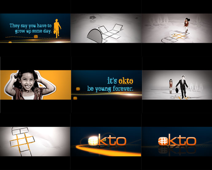 Mediacorp TV okto Channel Branding feat. Ident Hopscotch